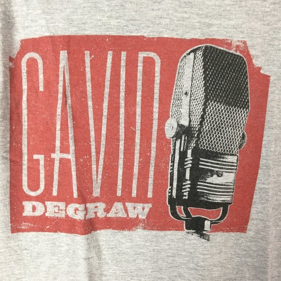 Gavin Degraw 2014 Spring Tour Graph Tee Sz. S - Picture 2 of 5